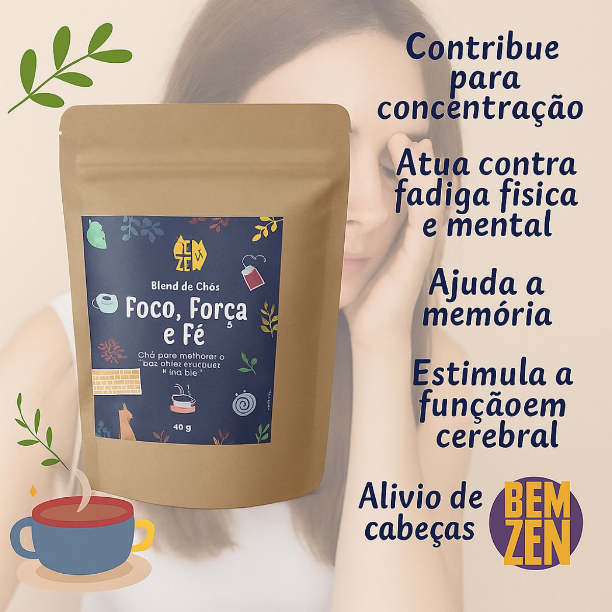 Hortelã: Frescor Mental e Estímulo Cognitivo Instantâneo - inspiração 2