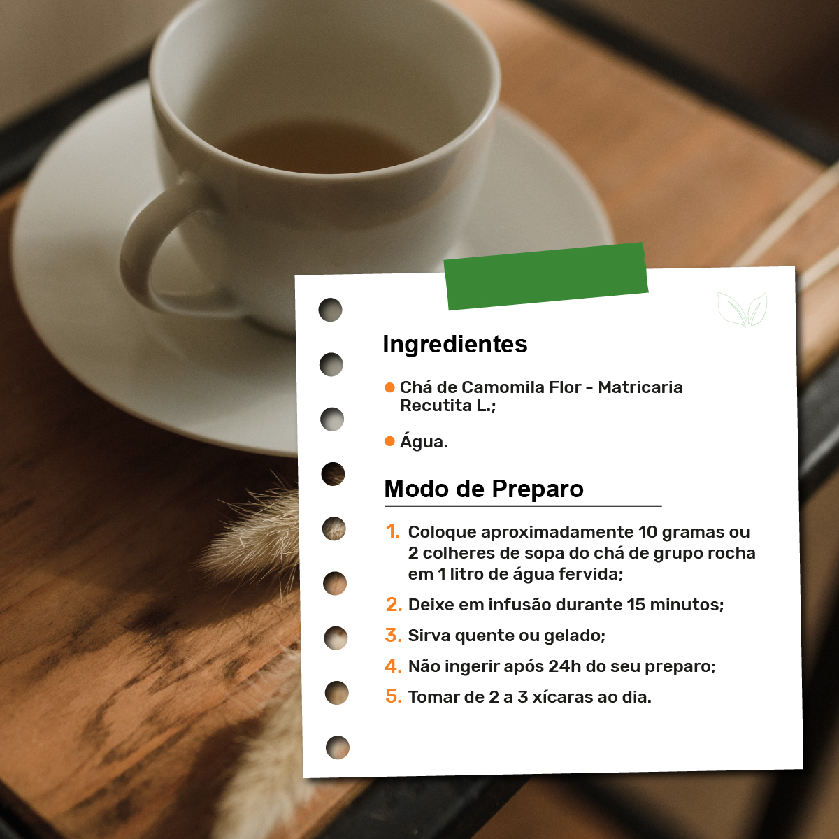 Grávidas e lactantes: atenção especial ao chá de camomila - inspiração 1