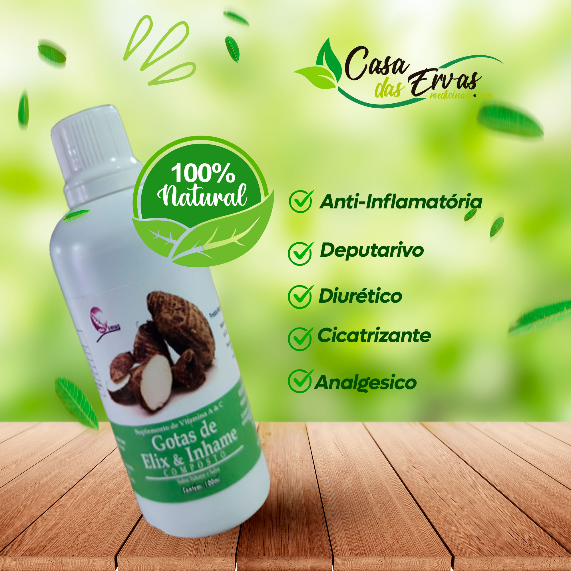 benefícios do chá de inhame