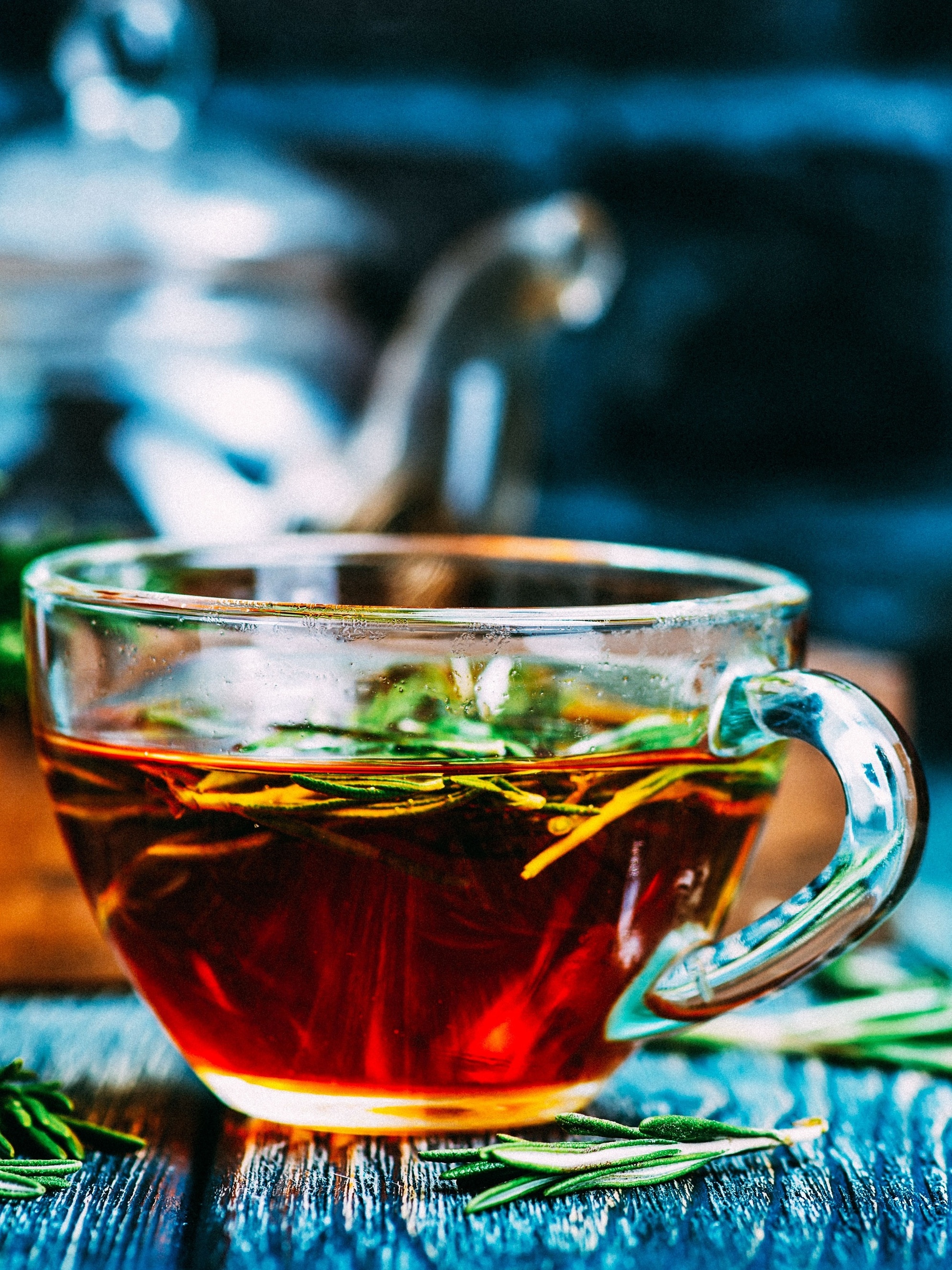 Chá de alecrim vs. outros chás de ervas